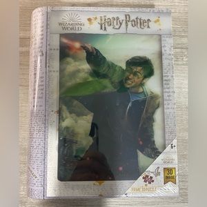 Harry Potter Pime 3D Image 300 pc Puzzle 12"×18" Tin Book Storage Tin Box. New